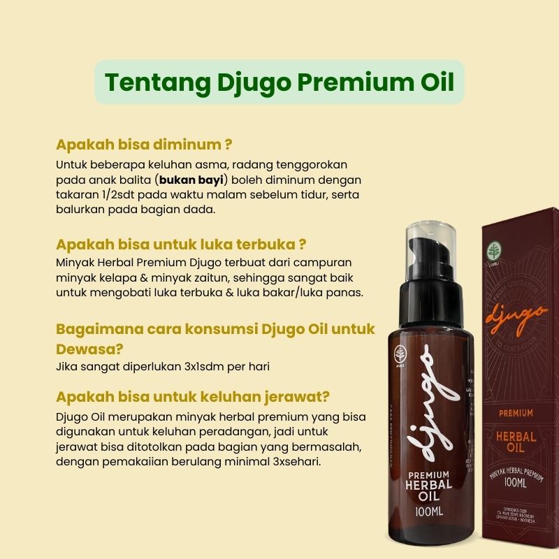 Djugo Premium Herbal Oil