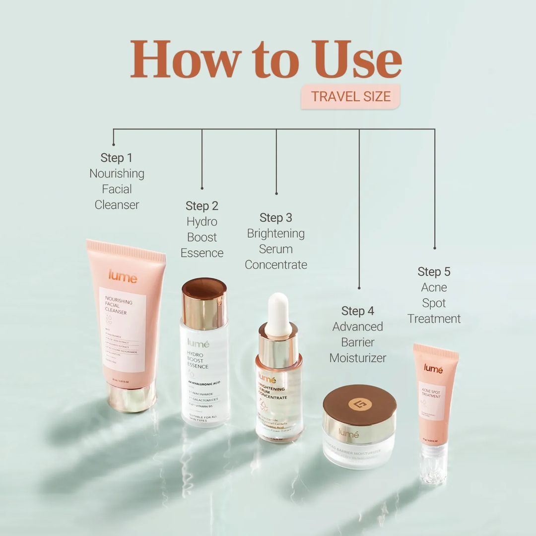 Lume Skincare Travel Size