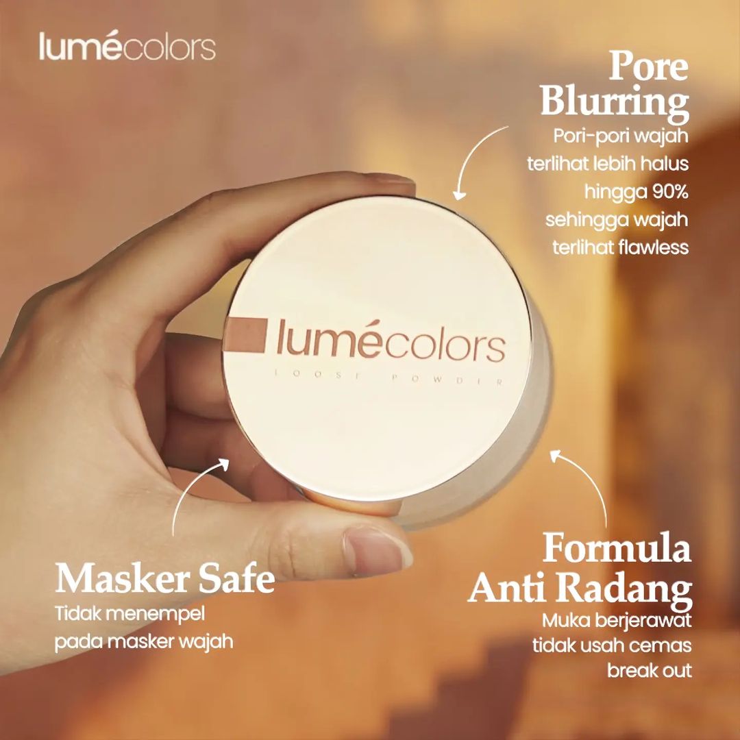 Lume Loose Powder Bedak Tabur