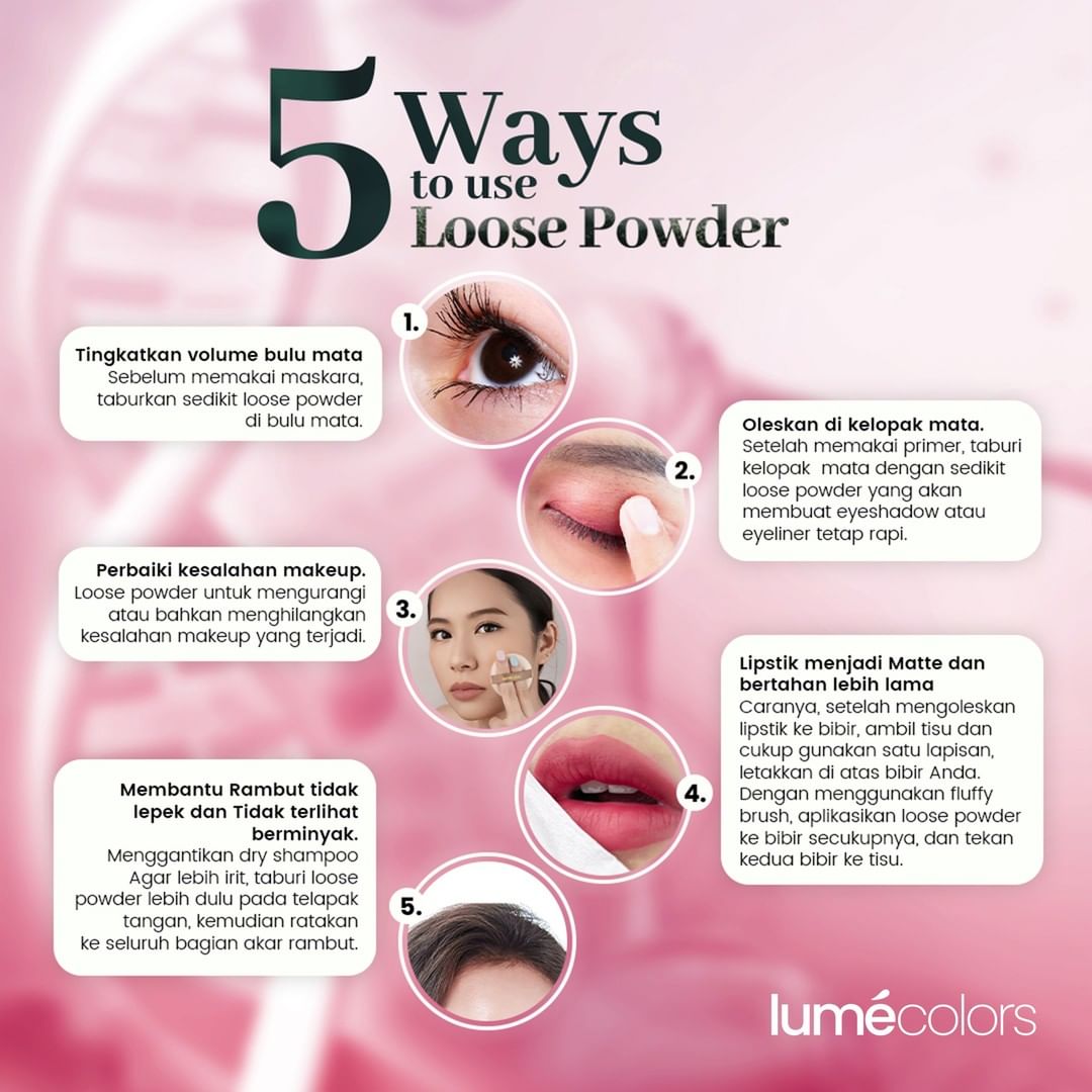 Lume Loose Powder Bedak Tabur